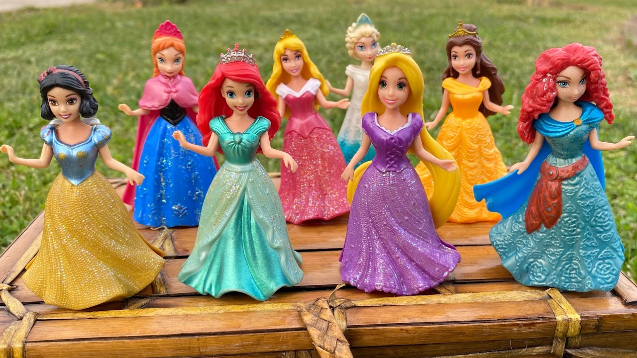 Disney Princess Doll Makeover ~ DIY Miniature Ideas for Barbie Wig, Dress, Faceup, andMore! DIY 