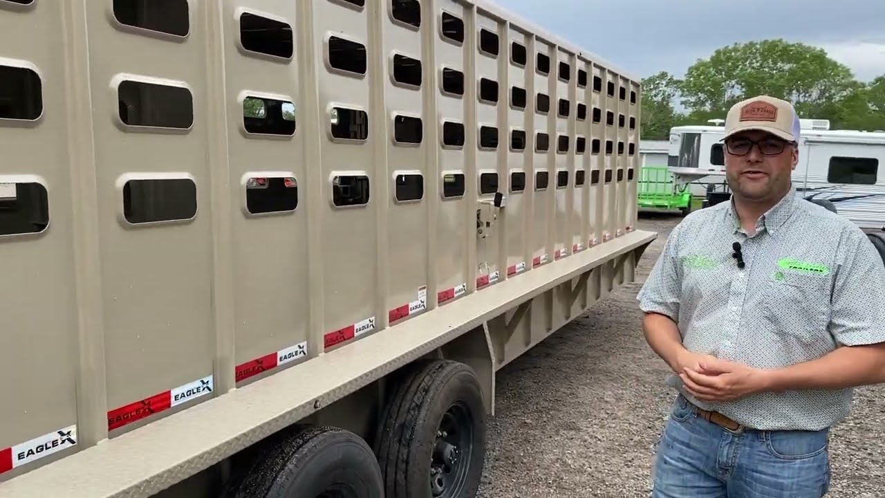 Eagle-X 32' Livestock Trailer Walkthrough
