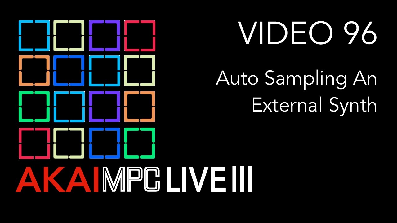 Видео 96 из AKAI MPC LIVE III &mdash; Автоматический сэмплирование внешнего синтезатора