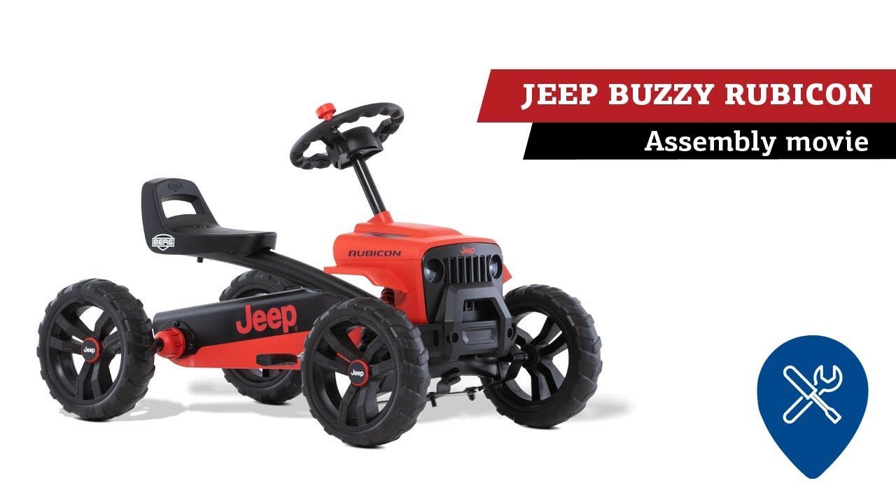 Jeep Buzzy Rubicon pedal go-kart | assembly