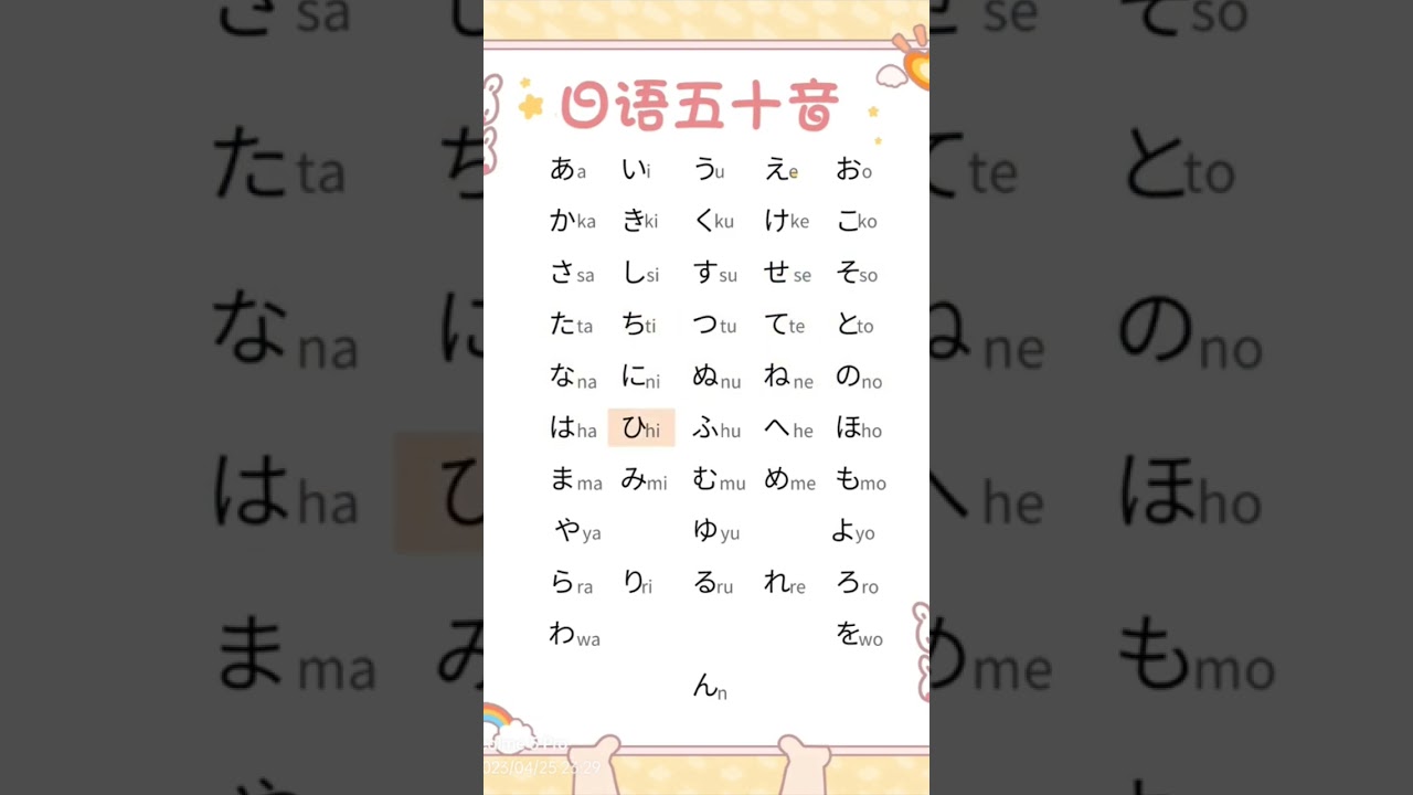 belajar menghafal hiragana