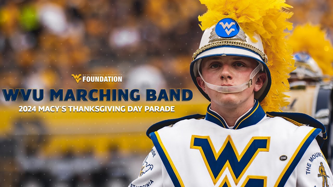 2024 WVU Marching Band Pregame Skycam