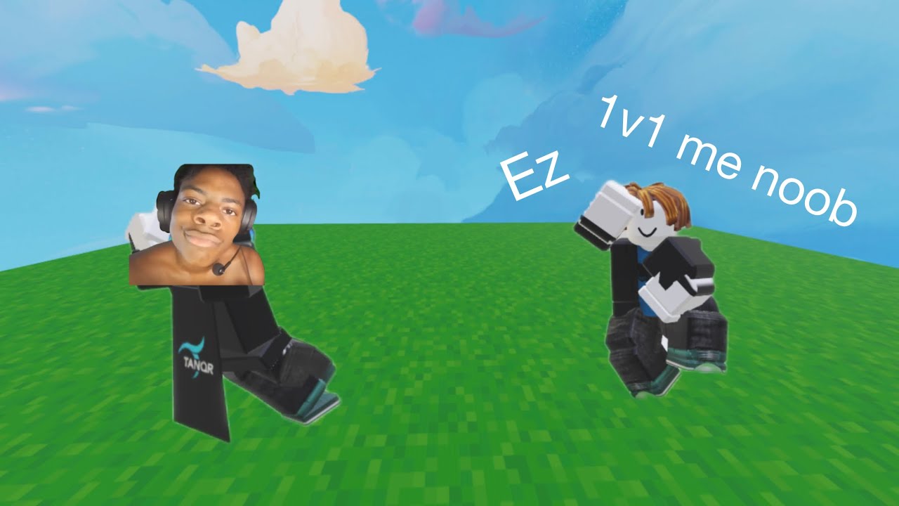 Итак, я встретил токсичного игрока, и он вызвал меня на поединок 1 на 1… (Roblox Bedwars).
