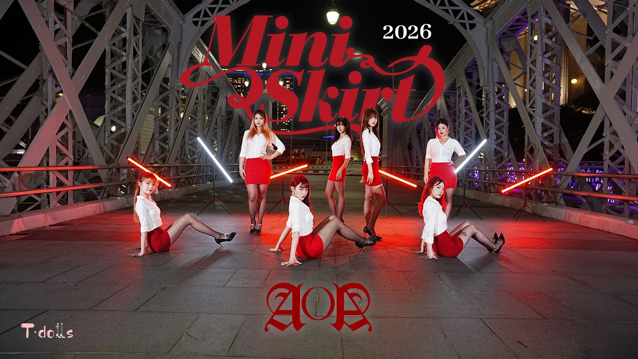 【KPOP DANCE COVER IN PUBLIC | ONE TAKE】Mini Skirt - AOA | DANCE COVER BY T-DOLLS FROM SINGAPORE