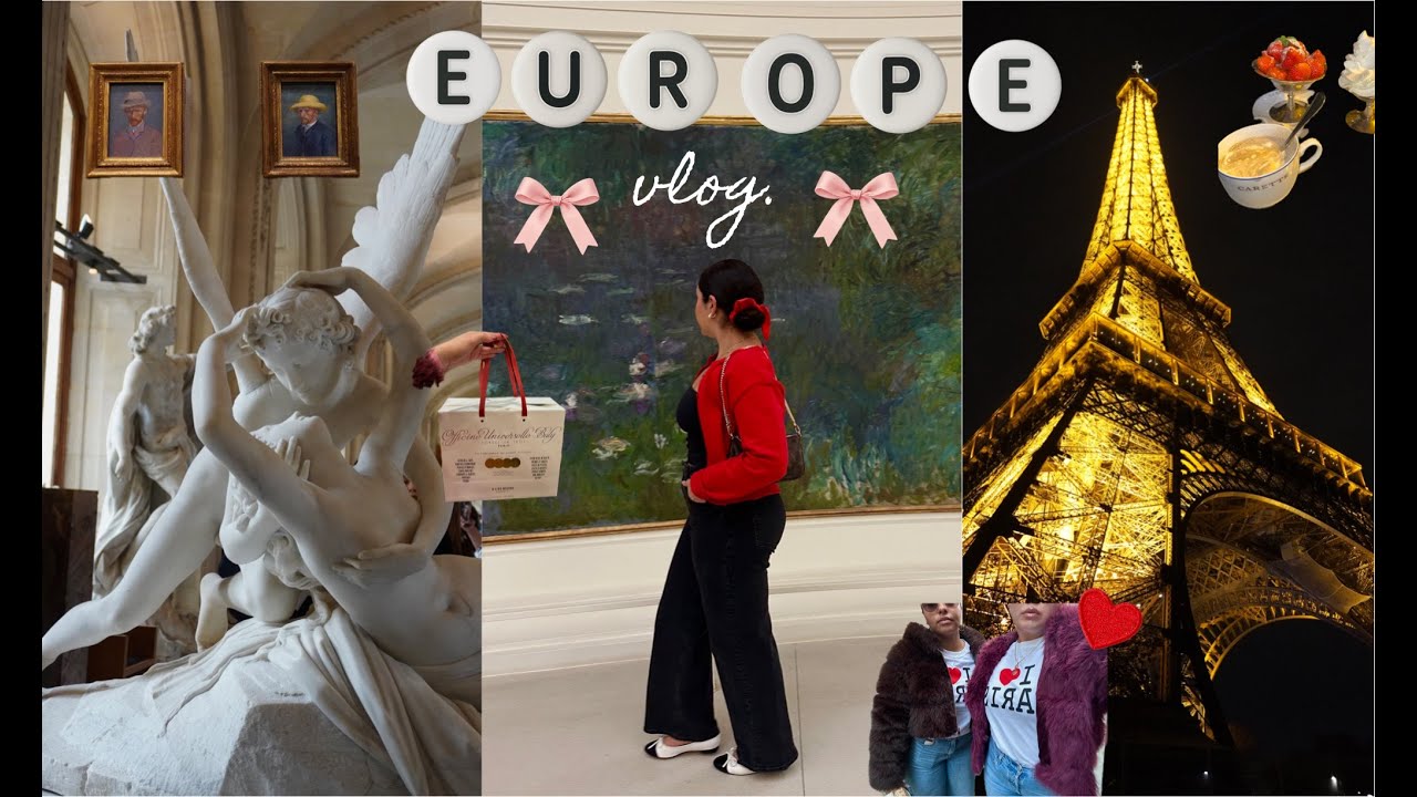 Paris & Amsterdam Diaries 🎀 museums, exploring, cafés, & fun