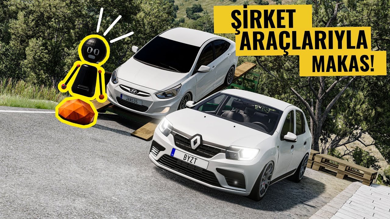 ŞİRKET ARAÇLARIYLA MAKAS ATARKEN PATLADIK !