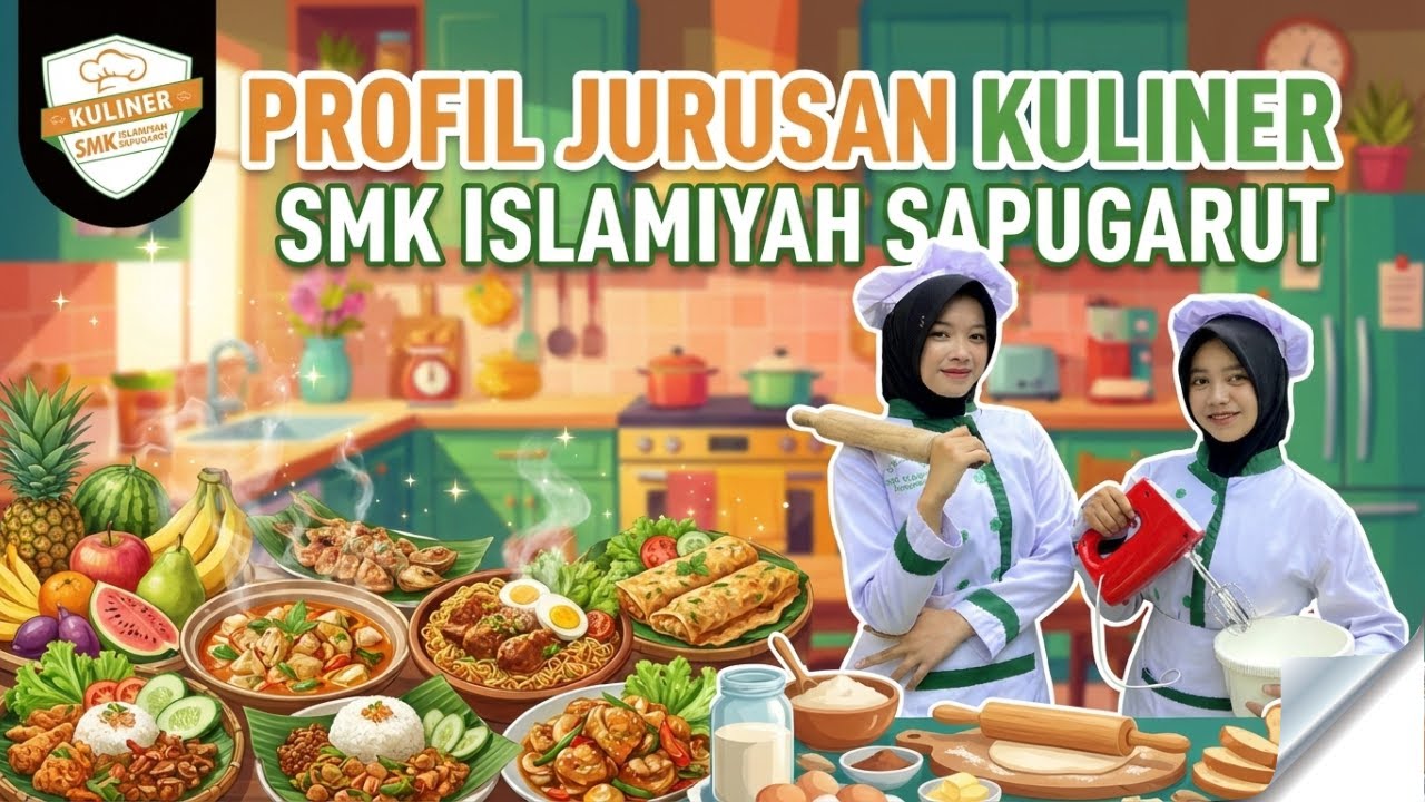 Belajar Masak Jadi Chef Profesional | Kuliner SMK ISLAMIYAH SAPUGARUT 2026