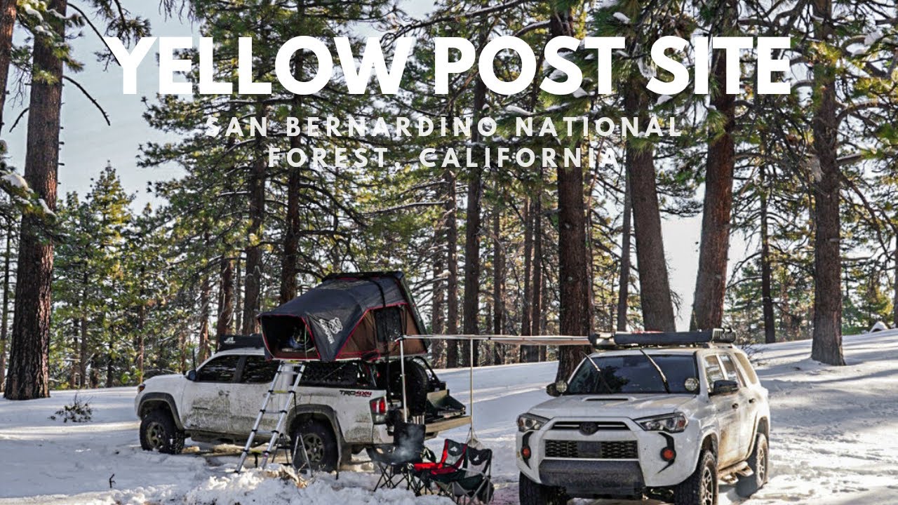 Tacoma Recovery | Yellow Post Winter Camping at San Bernardino National Forest