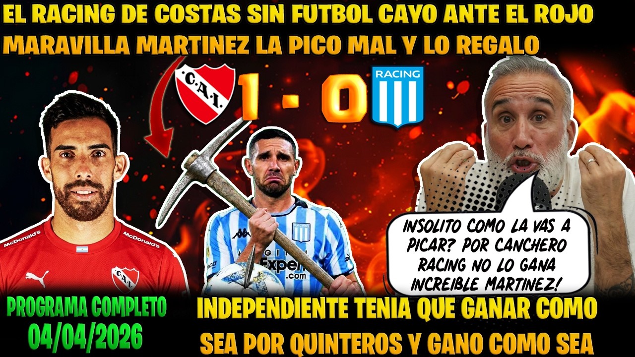 &iexcl;INS&Oacute;LITO! GABRIEL ANELLO Maravilla err&oacute; y &Aacute;valos LA METIO INDEPENDIENTE 1-0 RACING