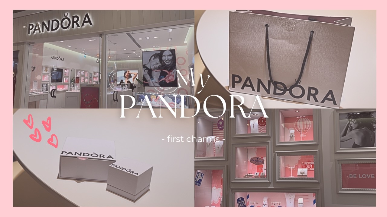 【PANDORA】気になっていたパンドラデビュー💎ブレスレット&チャーム購入品紹介🎀✨台湾限定チャームも購入したよ🇹🇼✧.·
