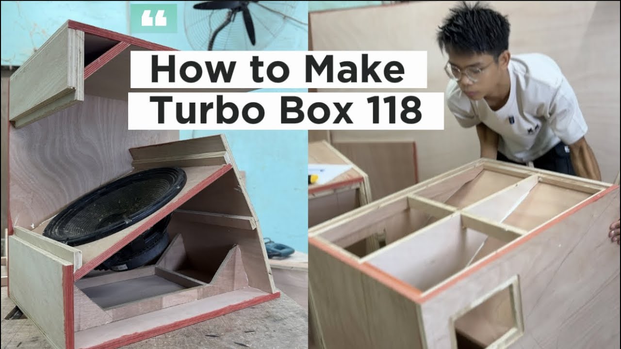 Ganito gumawa ng Turbo Subwoofer box 18
