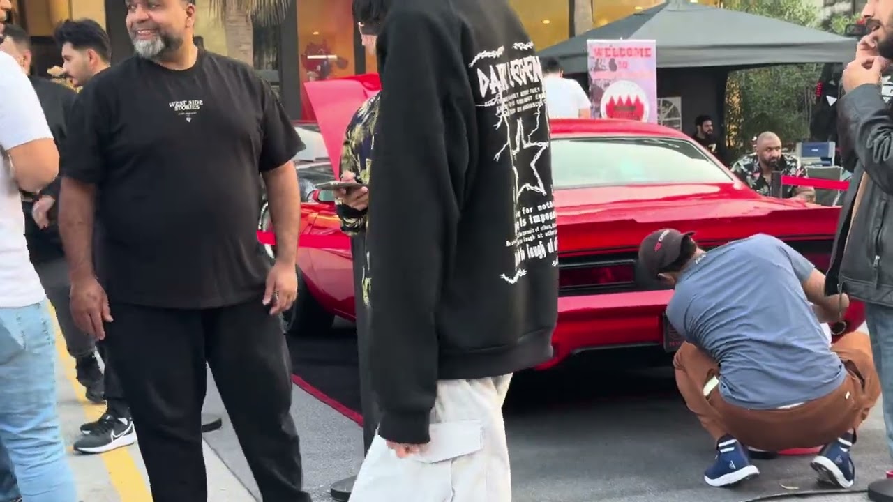Bahrain's Biggest car meet a huge number of attending cars from all over the GCC