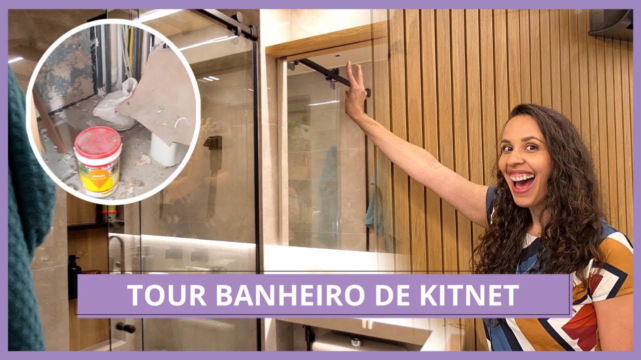 BANHEIRO SUPER FUNCIONAL DE KITNET