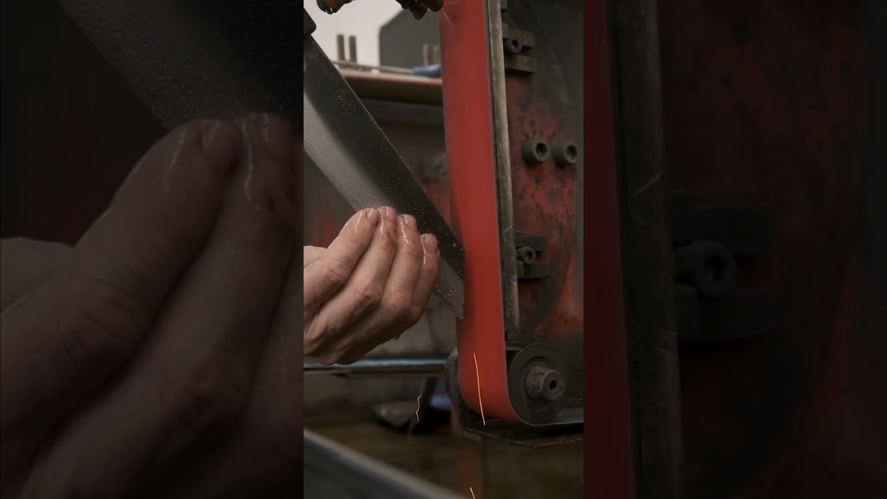 High-carbon knife restoration - before/after!