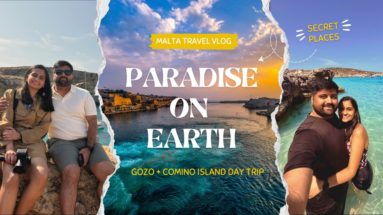 Best place to visit in Europe - MALTA | Blue Lagoon, Comino & Gozo Day Trip | Hindi Travel Vlog