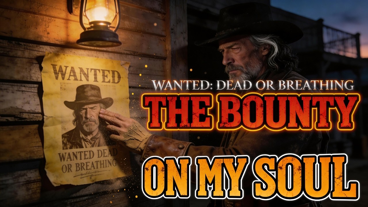 The Bounty on My Soul (Official Lyric Video) | Outlaw Country Ballad & Dark Western Music