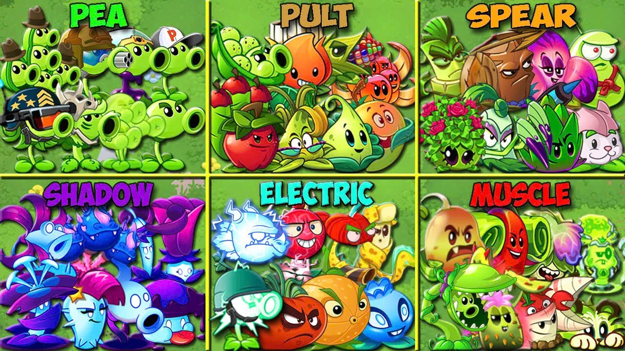 Random 36 Plants 6 Team Vs All Zombies - Who Will WIn? - Pvz 2 Team Plant Battlez