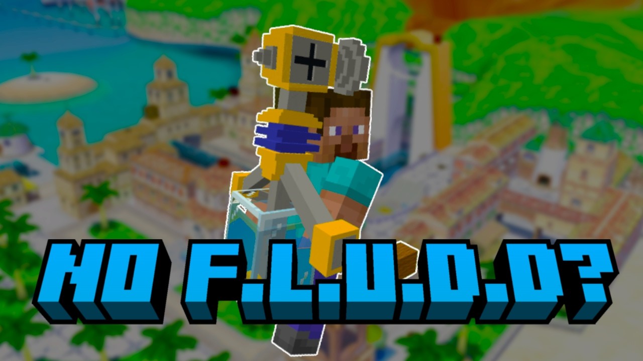 Beating Minecraft without F.L.U.D.D