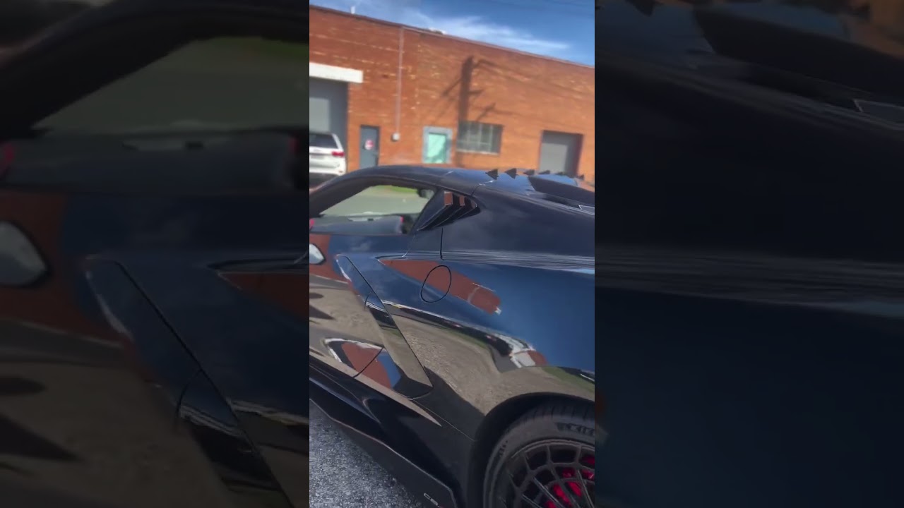 Borla Atak exhaust on C8 Corvette Stingray