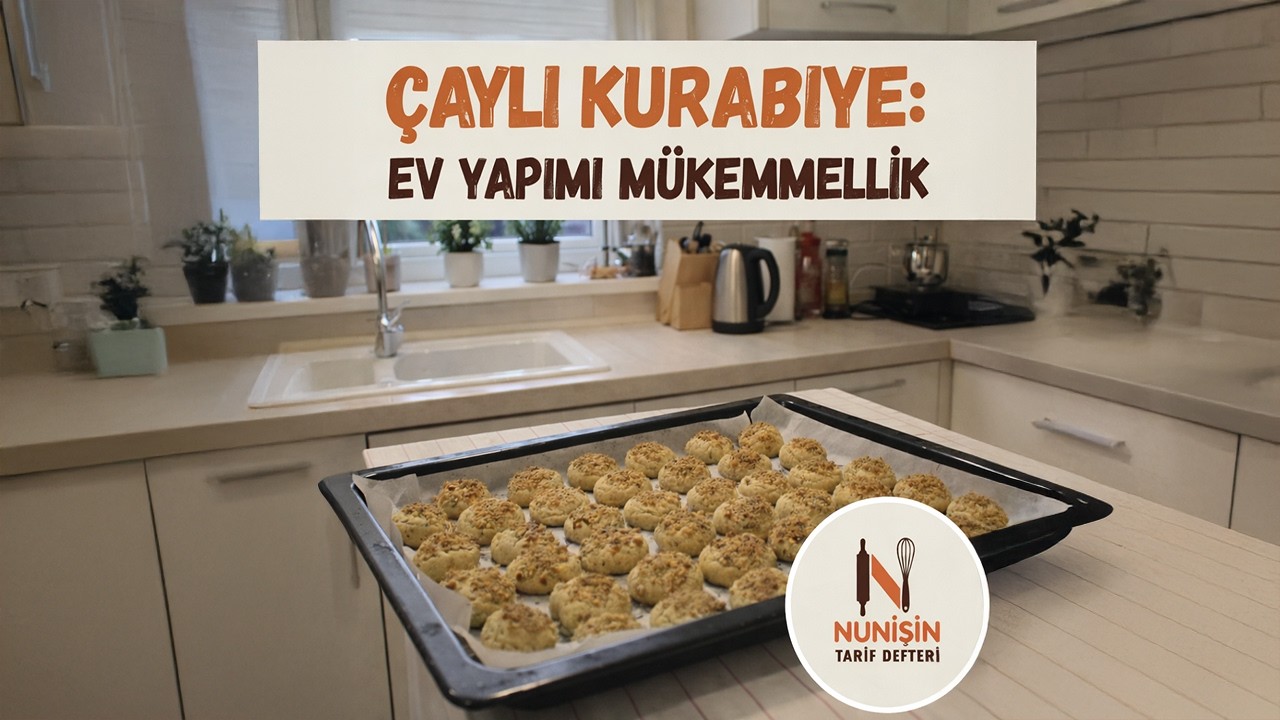 Ağızda Dağılan Rekor Tarif: Çaylı Kurabiye! ☕️🍪