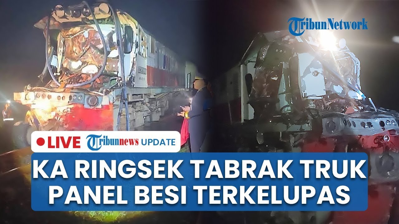 🔴 LIVE: Detik-detik Mencekam KA Menoreh Hantam Truk di Cirebon: Lokomotif Ringsek, Besi Terkelupas