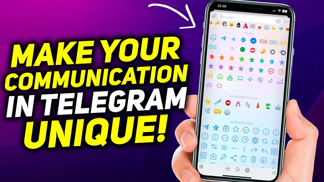 Как создать собственный эмодзи в Telegram?