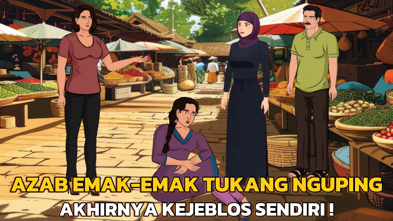 AZAB EMAK-EMAK TUKANG NGUPING, HIDUP TETANGGA JADI BERANTAKAN | EPISODE 2 | DRAMA ANIMASI