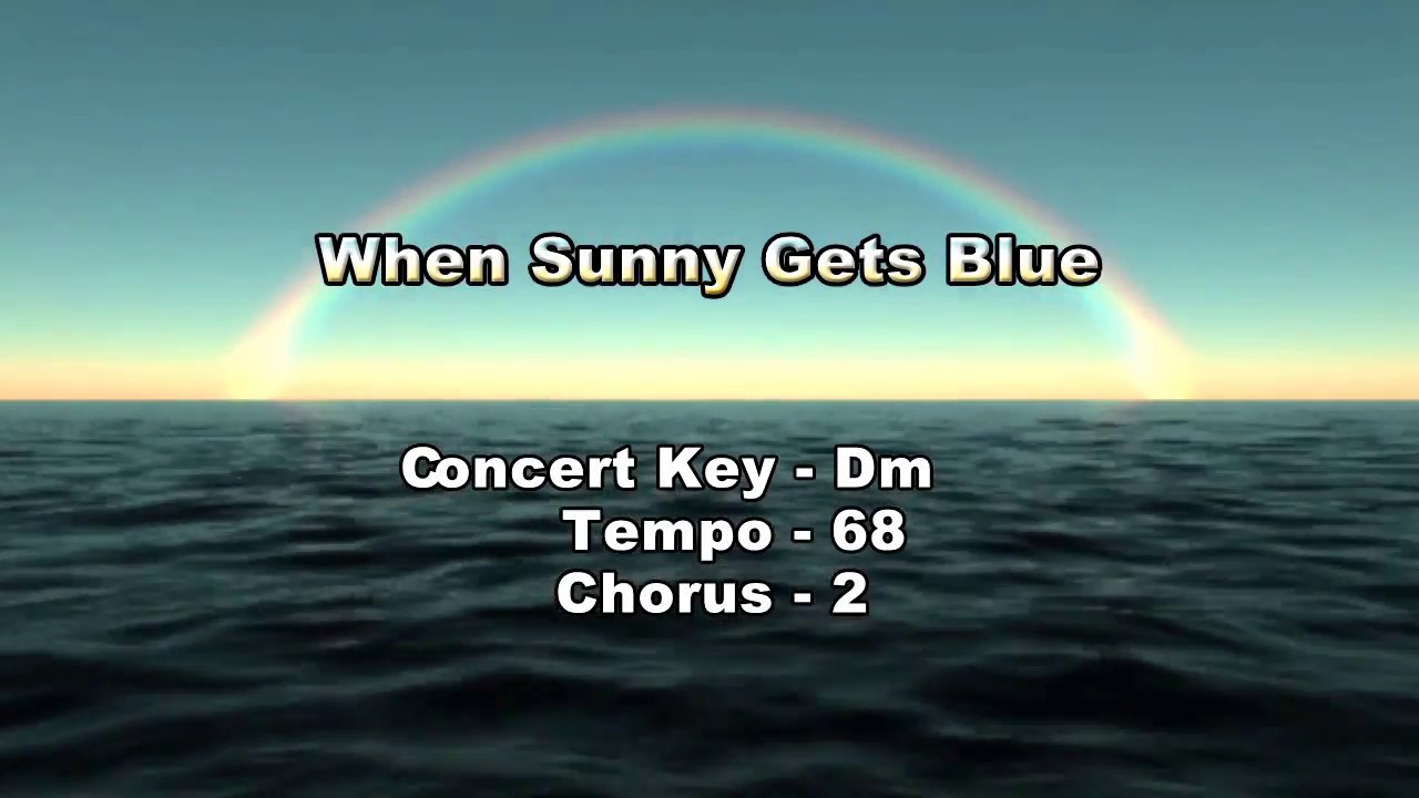 When Sunny Gets Blue - Backing Track ( Instrument C )