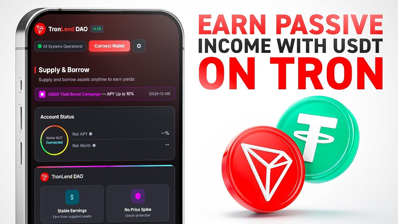 Best Way to Earn Passive Income With USDT on TRON (TRC-20)