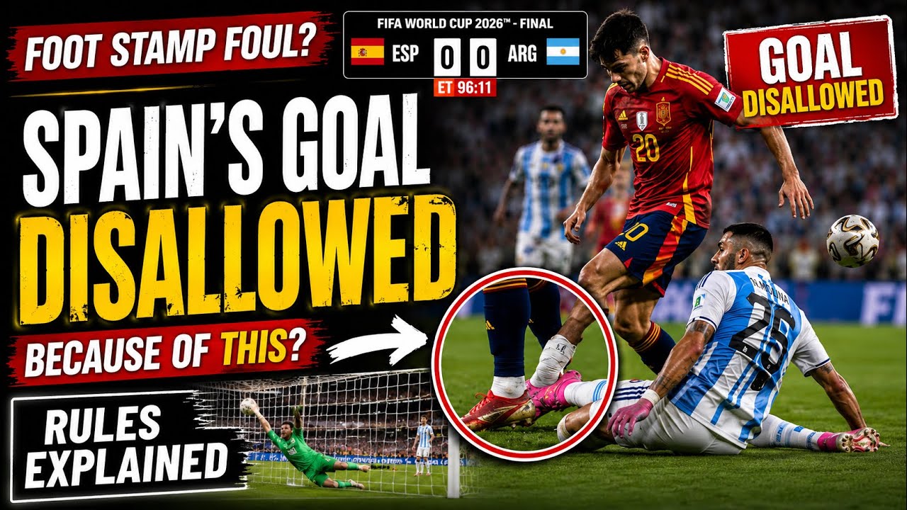Why was Spain&rsquo;s 1st goal disallowed in the World Cup final vs Argentina? | RULES EXPLAINED 