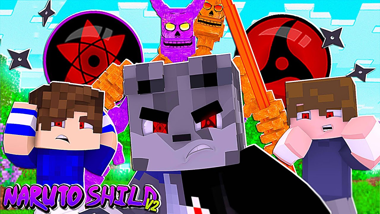 Minecraft : Naruto Shild - O NOVO MUNDO NINJA APENAS DE UCHIHA COM FUSÕES DE SHINOBIS! #1