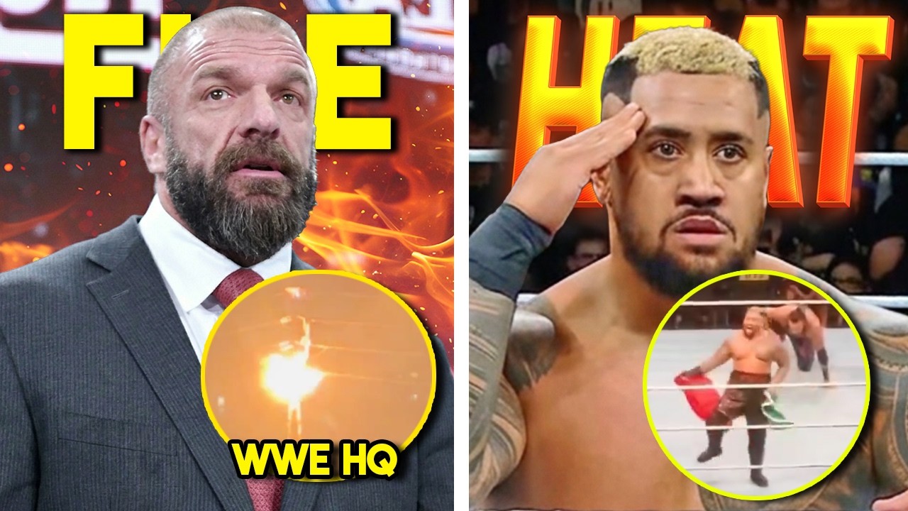 ELECTRIC FIRE CAUSED BY WWE HQ...WWE EXPOSED FOR LYING... SOLO SIKOA HEAT!?...Wrestling News