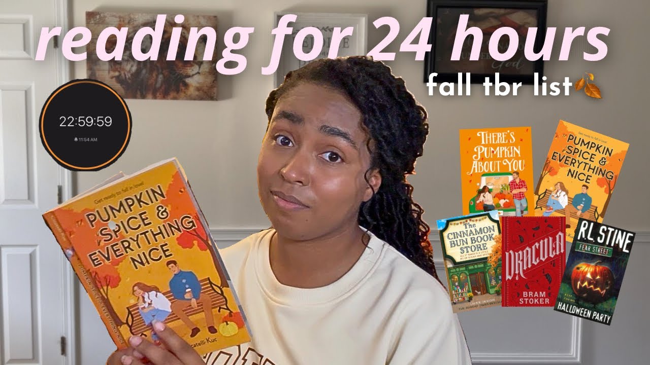24 Hours of Cozy Fall Reading 🍁 How many books Can I Finish in One Day?