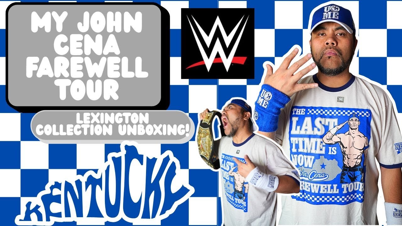 MY JOHN CENA FAREWELL TOUR LEXINGTON COLLECTION UNBOXING!