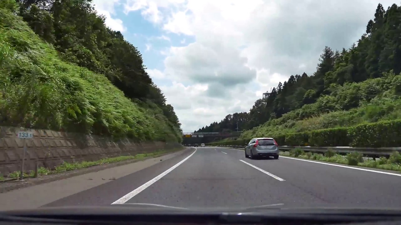 東北自動車道 上り 西那須野塩原IC - 矢板IC [4k 車載動画 2014/07] Z51