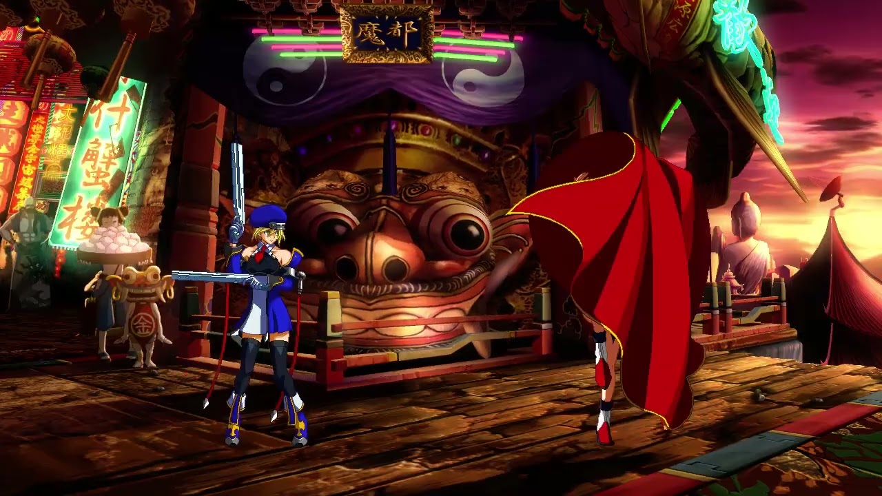 BlazBlue Calamity Trigger (Xbox 360) Arcade Mode: Noel Vermillion (Attempt 1) (Failed Run) (Sub)