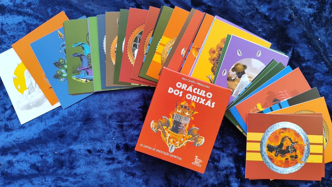 Unboxing e Visualiza&ccedil;&atilde;o do Or&aacute;culo dos Orix&aacute;s por Alice Caraffa e M&ocirc;nica Kerr | Editora Matrix