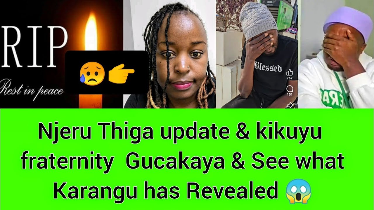 😭💔Ndeto Yatiga Andû na Kîeha See what has happened with Wanjiru wa waya & Njeru Thiga News Ciatiga..