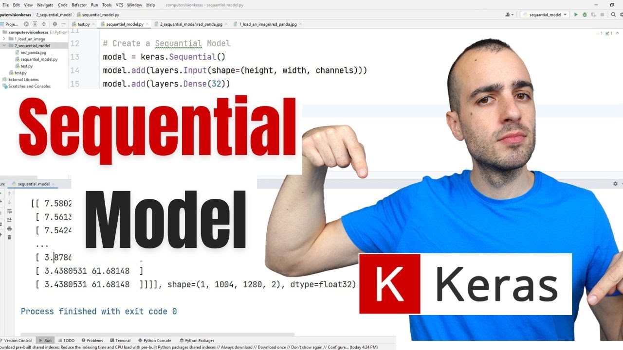 Построение последовательной модели | Компьютерное зрение с Keras, стр. 2
