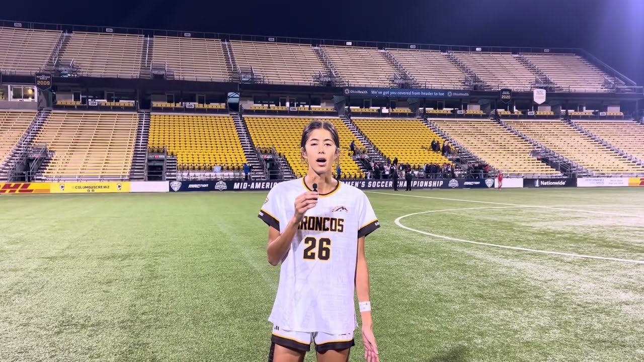 2025 MAC Women's Soccer Championship Postgame Interview: Western Michigan Defender Abigail Baldridge