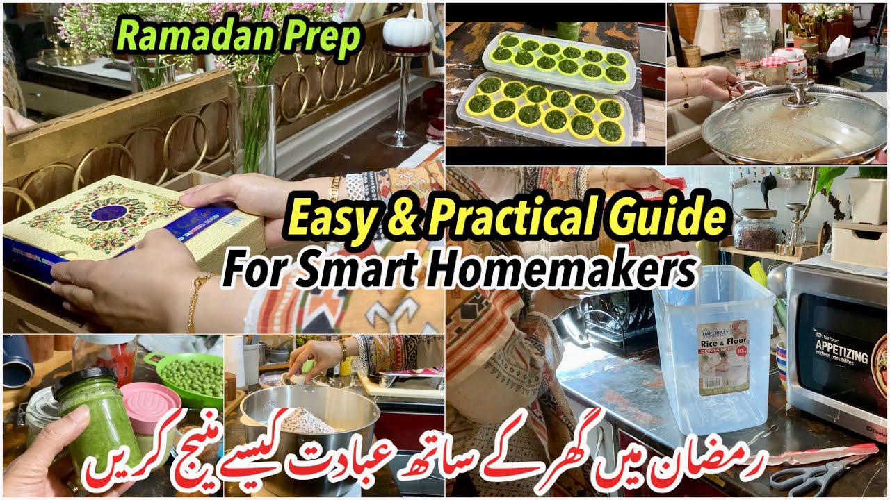 Before Ramadan, Watch This | Smart Housewife Routine for Home & Ibadah | Strong Take Aways