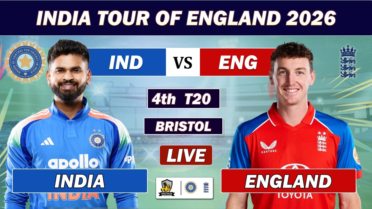 INDIA vs ENGLAND 4th T20 MATCH LIVE COMMENTARY | IND VS ENG LIVE | IND MATCH LIVE TODAY