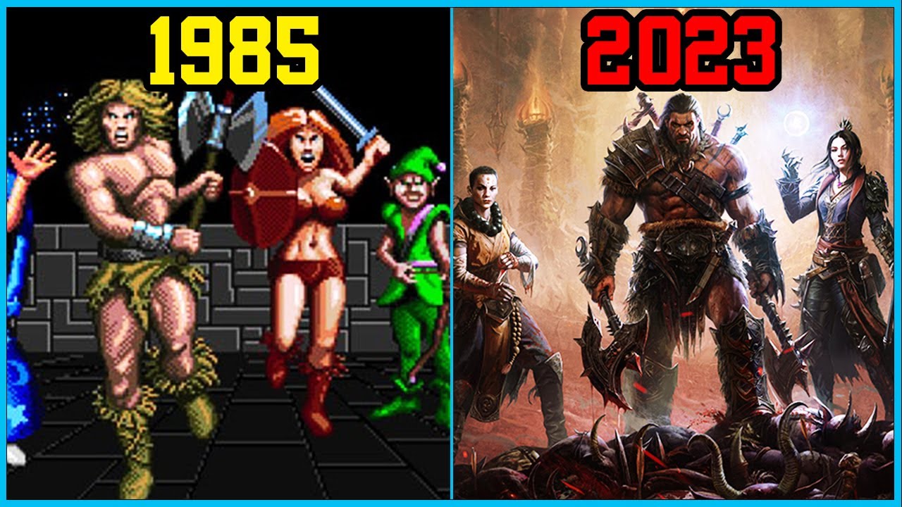 HACK 'N' SLASH VIDEO GAMES EVOLUTION [1985 - 2023]