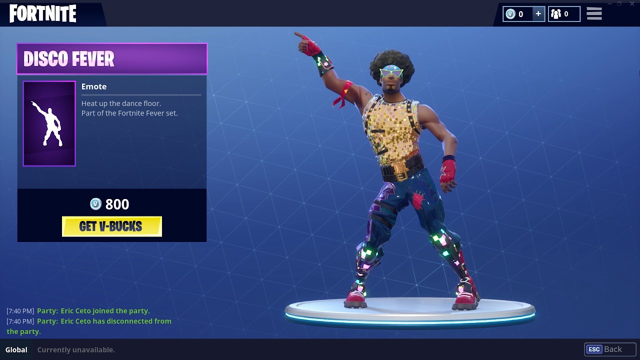 Disco Fever Emote On Funk Ops - Fortnite Battle Royale
