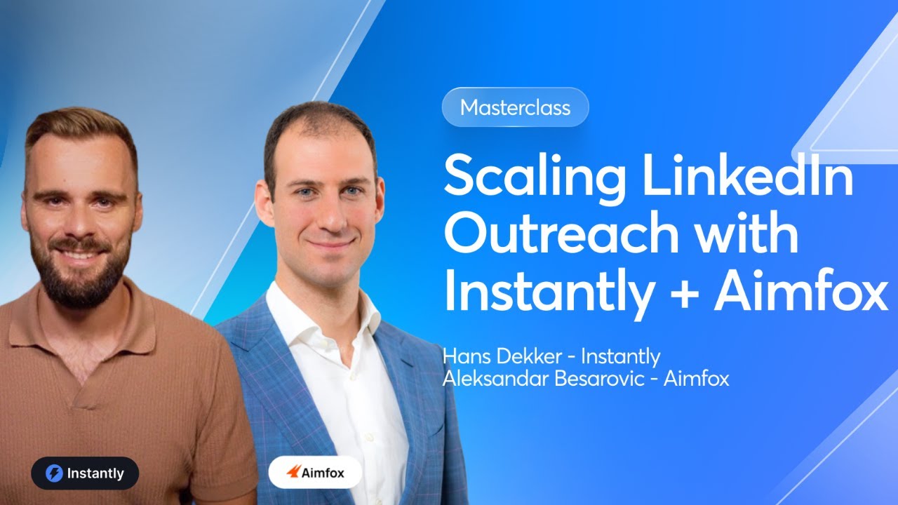 Instantly x Aimfox: Scaling & Systemizing LinkedIn outbound 📱