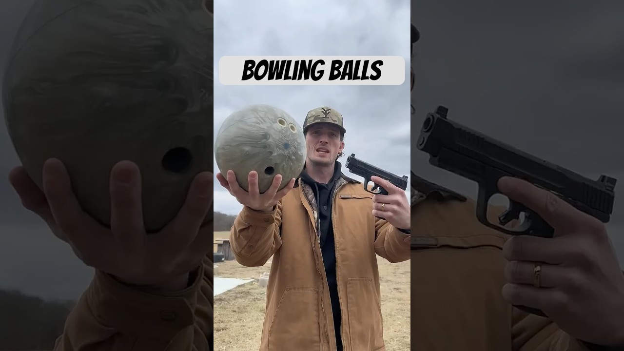 Bulletproof testing bowling balls 🎳
