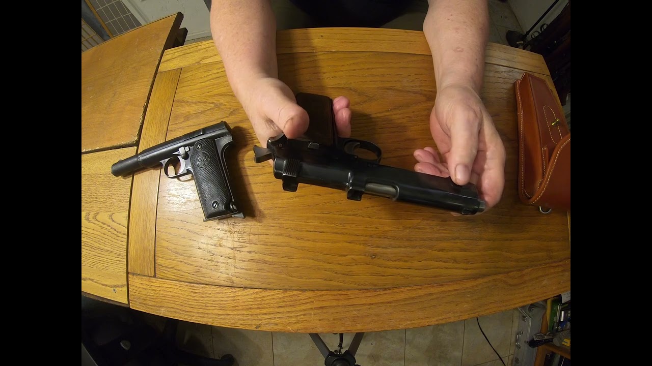 9x23mm Steyr  or 9X23 Bergman Bayard aka 