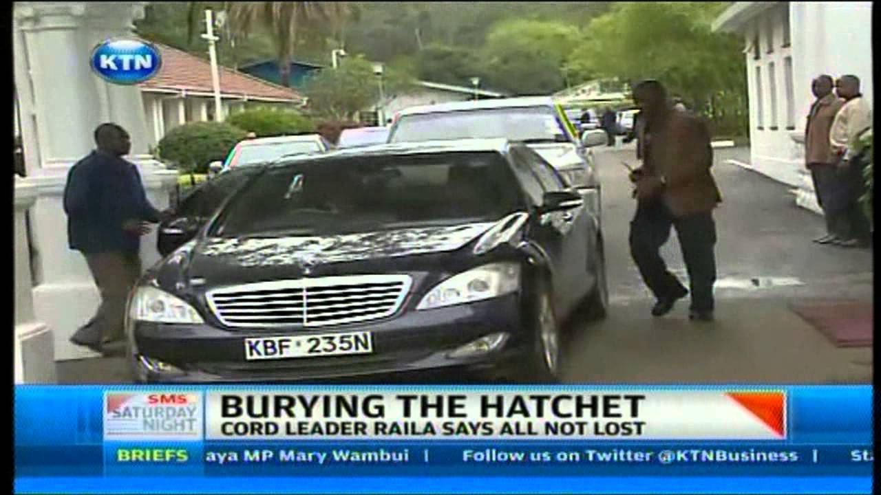 President Uhuru meets former PM. Raila