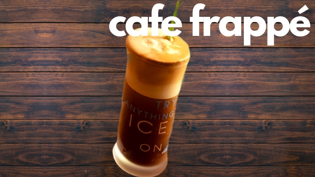 Griechischer Frappé - Eiskaffee ganz einfach und ganz schnell | greek Frappé quickly prepared