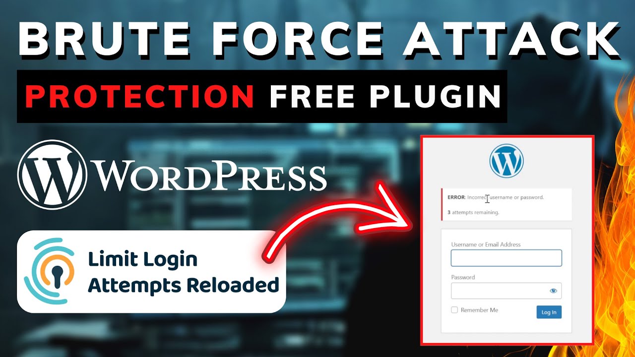 WordPress Brute Force Attack Protection &ndash; Limit Login Attempts Reloaded Plugin Free